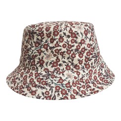 Huttelihut Festival Bucket hat - Liberty print - Empress Red